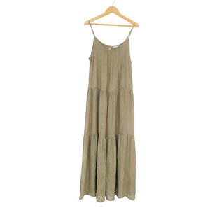 new yaya &co Olive Green Maxi Dress small